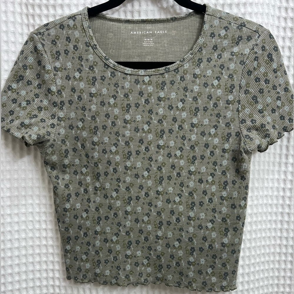 American Eagle Floral Crop Top